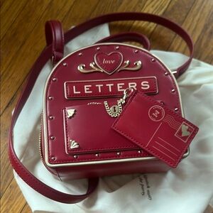 KATE SPADE NEW Love Letters Red Mini Crossbody Bag